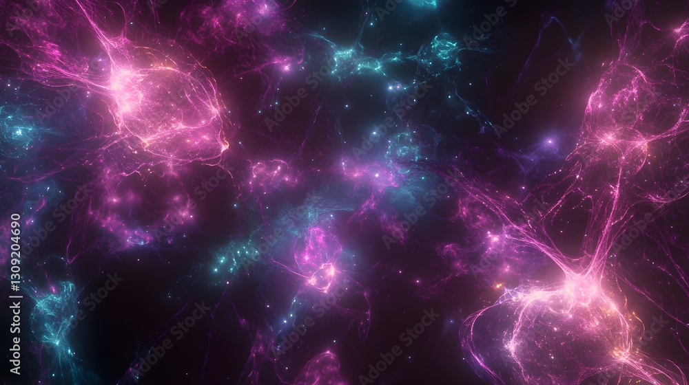 Abstract representation of an AI neural network with glowing connections, symbolizing advanced technology and artificial intelligence Abstract representation of an AI neural network with glowing connections, symbolizing advanced technology and artificial intelligence