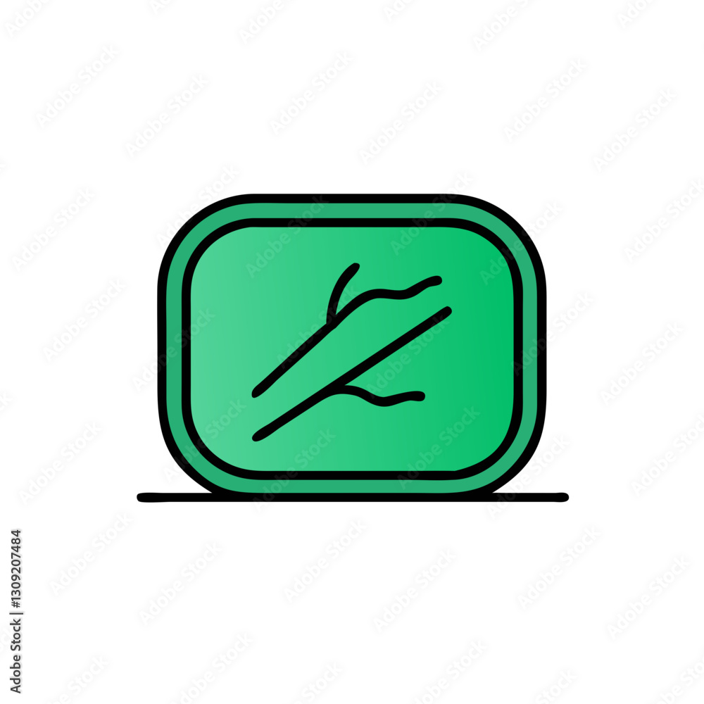 Green Leafy Plant Minimalist Vector for Eco Friendly Designs Green Leafy Plant Minimalist Vector for Eco Friendly Designs