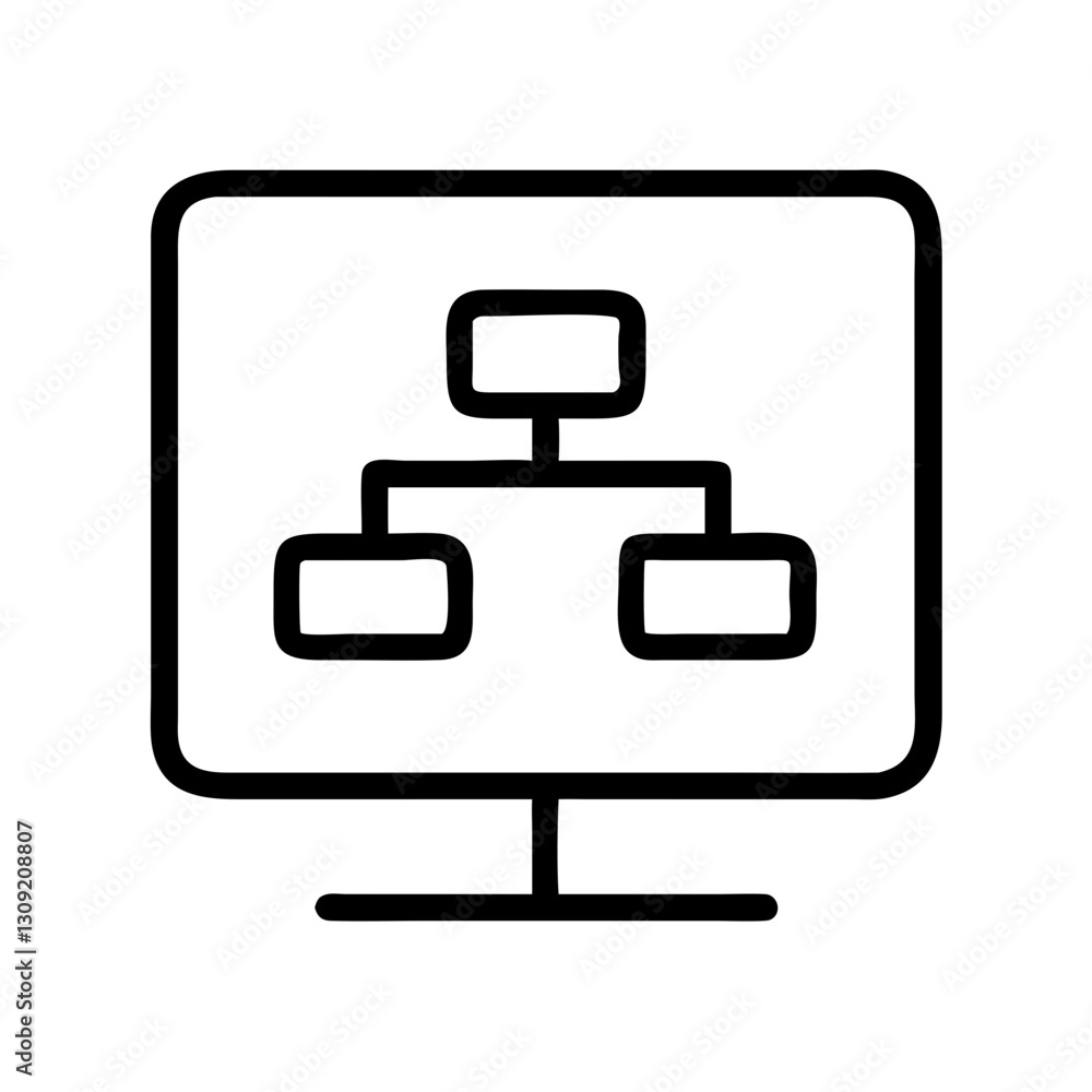 Vector Flowchart Diagram for Business and Design Applications Vector Flowchart Diagram for Business and Design Applications