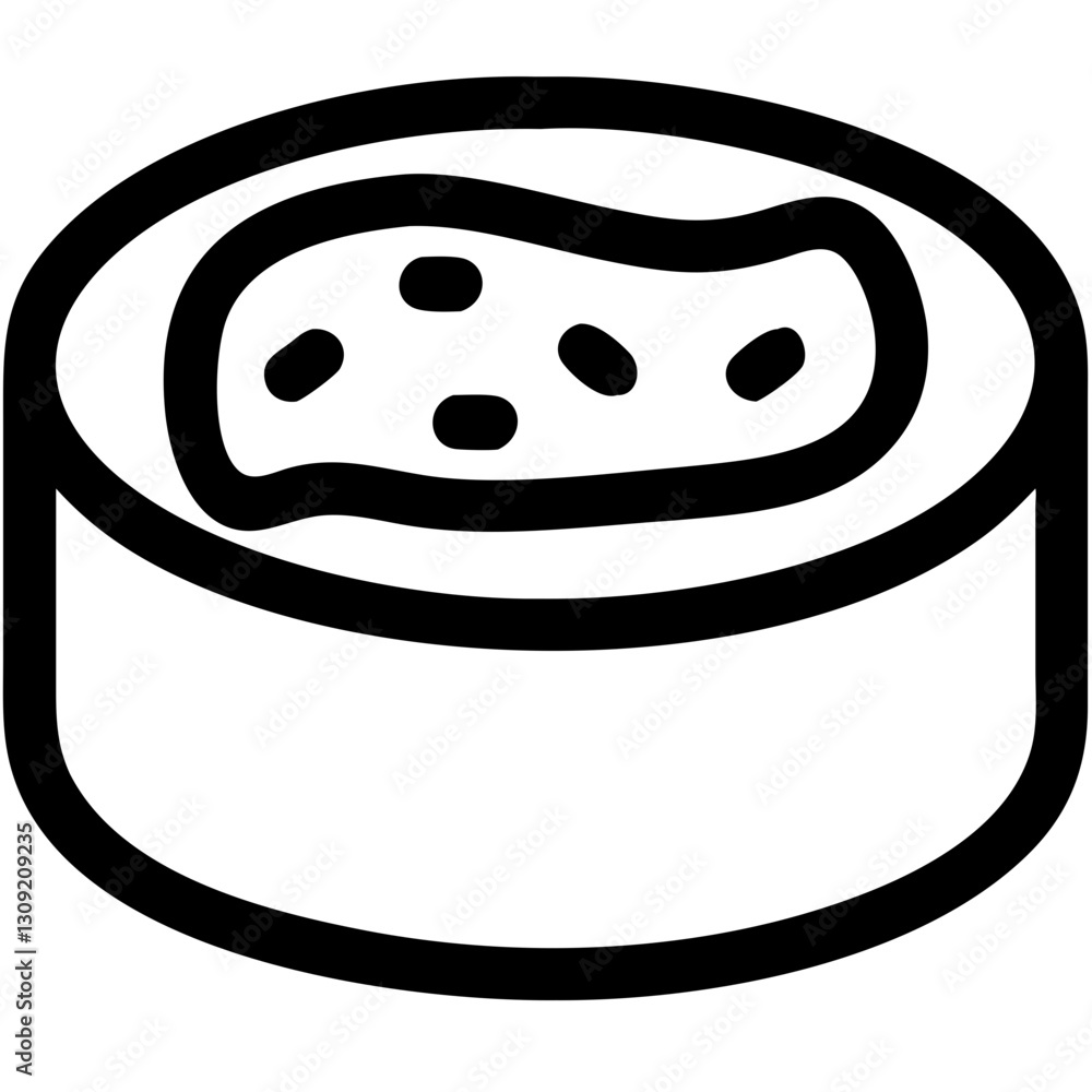 Black Line Art Fish Design Seafood for Restaurant Menu or Cooking Apps Black Line Art Fish Design Seafood for Restaurant Menu or Cooking Apps