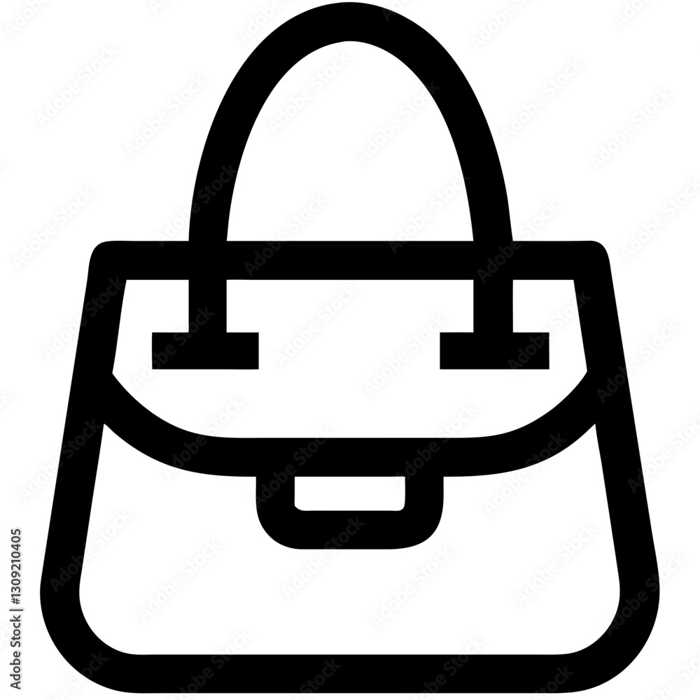 Stylish Handbag Vector for Fashion and Design Projects Stylish Handbag Vector for Fashion and Design Projects
