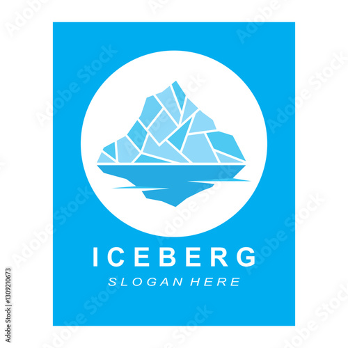 ice berg logo simple design