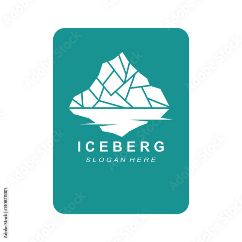 ice berg logo simple design