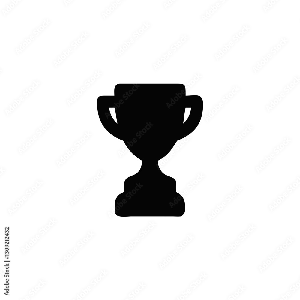 Trophy Vector Illustration for Achievements and Awards Design Trophy Vector Illustration for Achievements and Awards Design