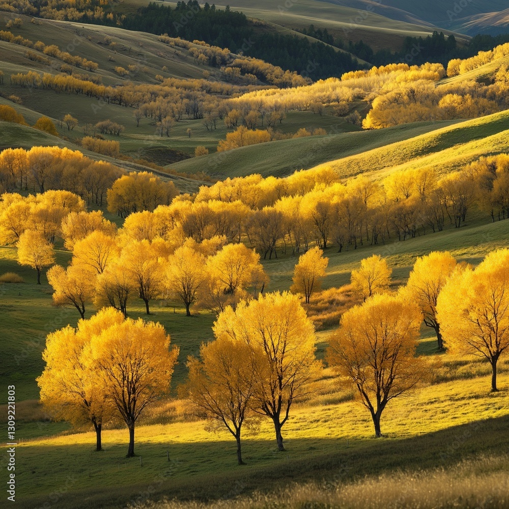 Fototapeta premium autumn in the mountains