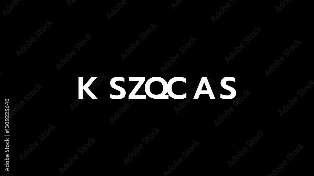 Text White Welcome motion graphics animation featuring appearing in a random on black color background Text White Welcome motion graphics animation featuring appearing in a random on black color background