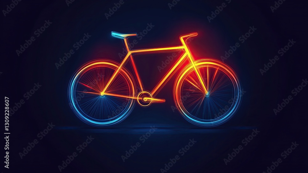 Fototapeta premium Cycling Enthusiast Logo