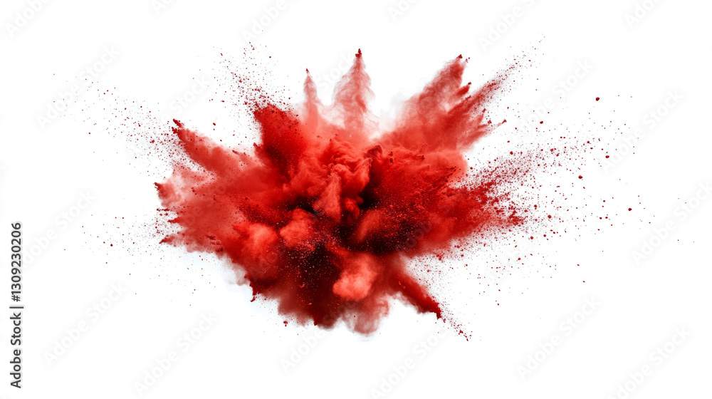 red powder explosion red powder explosion