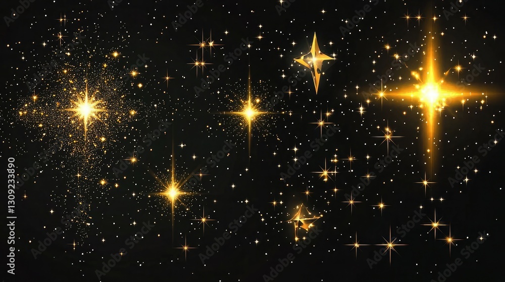 Fototapeta premium abstract background with stars
