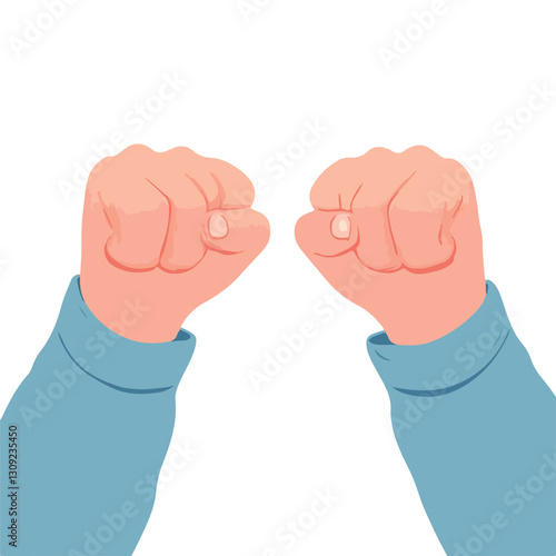 Intense Emotions of Frustration or Determination Displayed by a Person