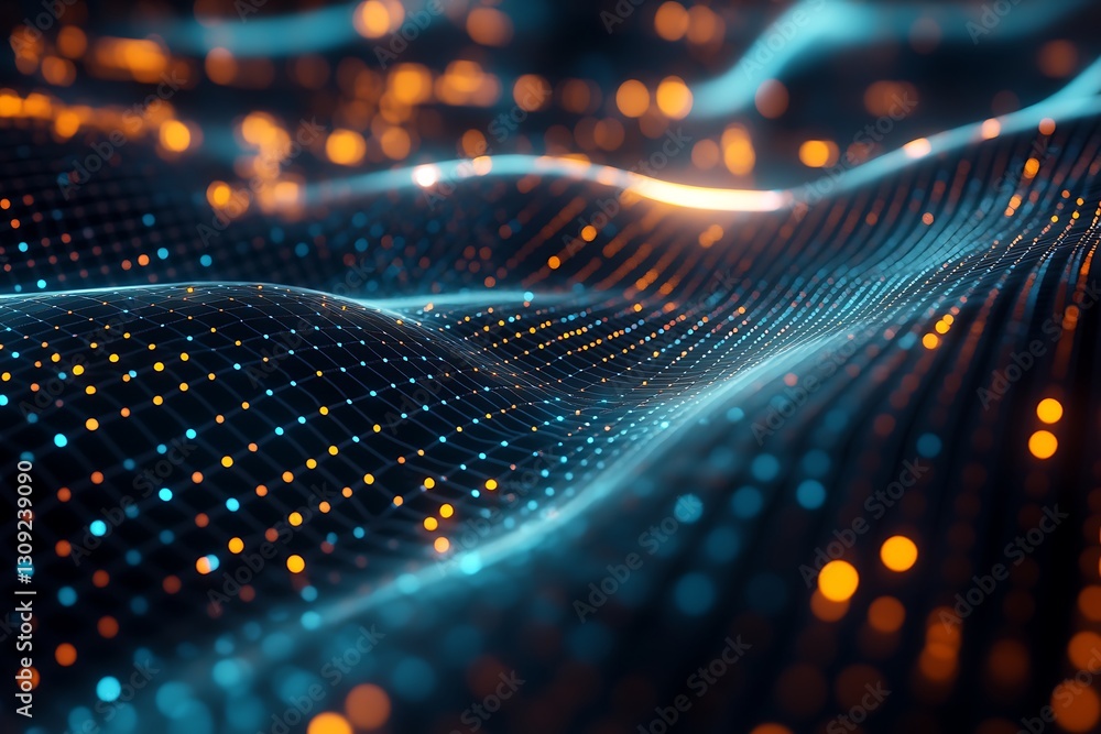 Abstract Digital Wave Technology Design Abstract Digital Wave Technology Design