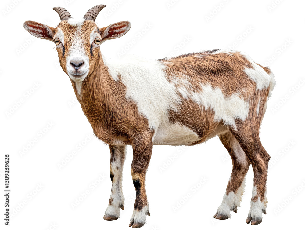 Isolated Side View of Goat Isolated Side View of Goat
