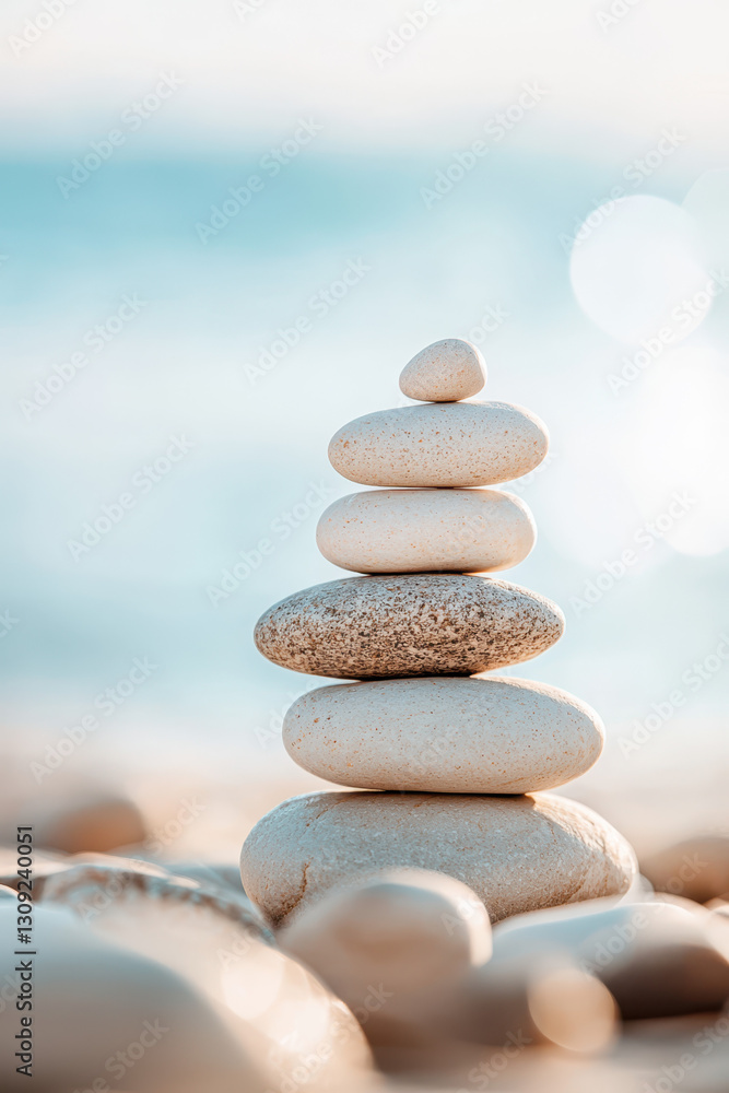 Discover the Art of Balance: Tranquil Stacked Stones on the Beach for Serenity and Mindfulness Discover the Art of Balance: Tranquil Stacked Stones on the Beach for Serenity and Mindfulness