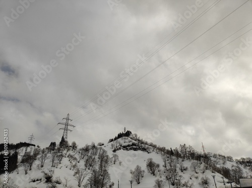Cold morning in Yuzawa, Japan