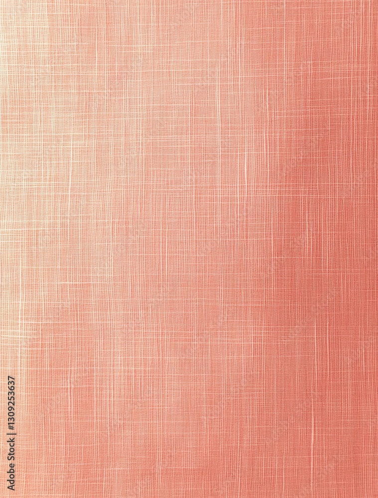 Fototapeta premium Textured pink fabric with subtle crosshatch pattern