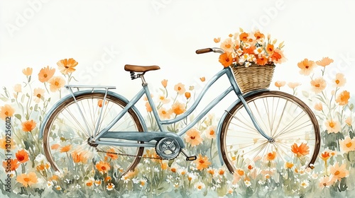 Hand-Painted Bicycle Decor