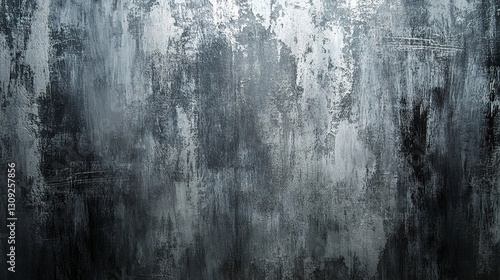Metallic silver-gray background with brushed steel texture, soft reflective highlights, smooth yet slightly weathered surface, close-up shot