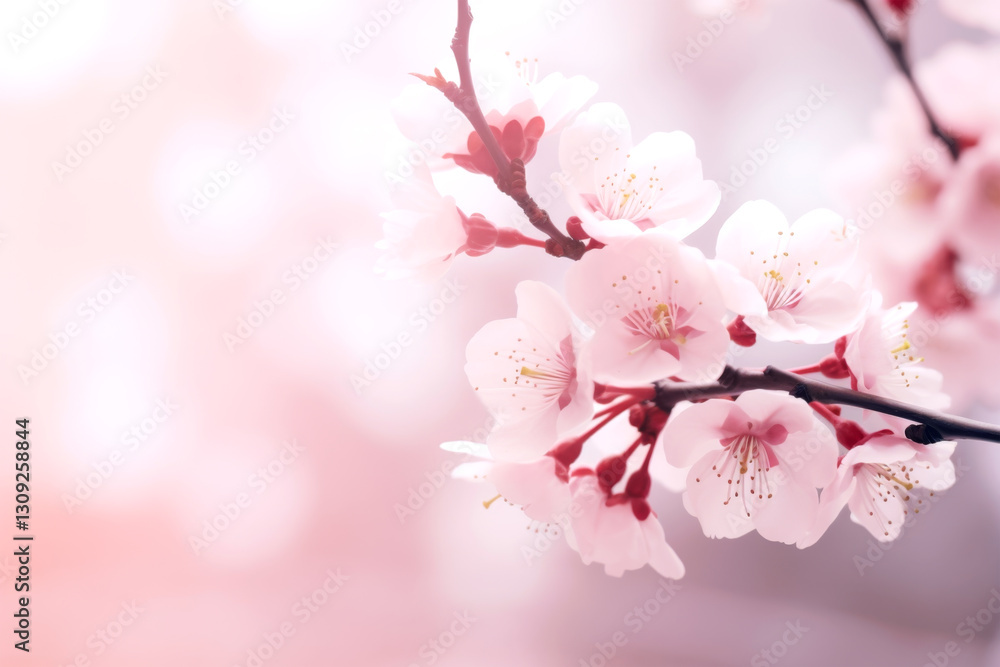 sakura flowers on nature background. sakura flowers on nature background.