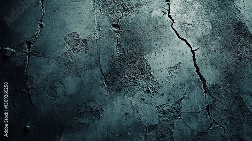 Rough gray concrete texture with subtle cracks and variations, soft lighting casting gentle shadows, high-detail macro shot, industrial feel 