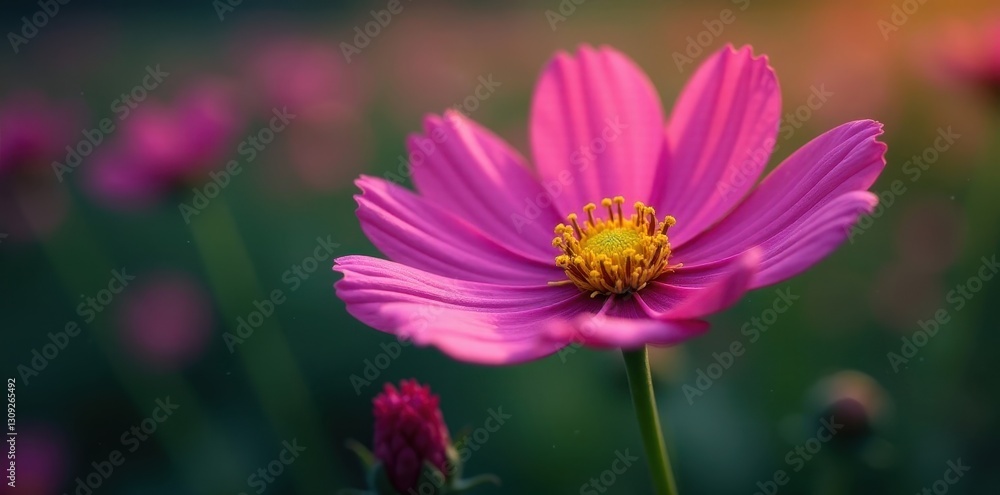 Intricate cosmos flower head, deep color saturation, natural setting , blossom, pink Intricate cosmos flower head, deep color saturation, natural setting , blossom, pink