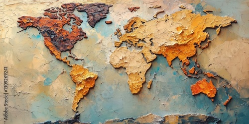 earth map desing