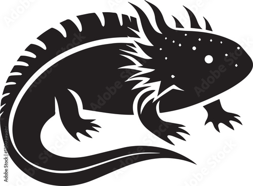 axolotl clip art vector, axolotl silhouette vector, axolotl vector illustration, axolotl logo vector, axolotl vector icon, axolotl silhouette vector isolated on white background full body