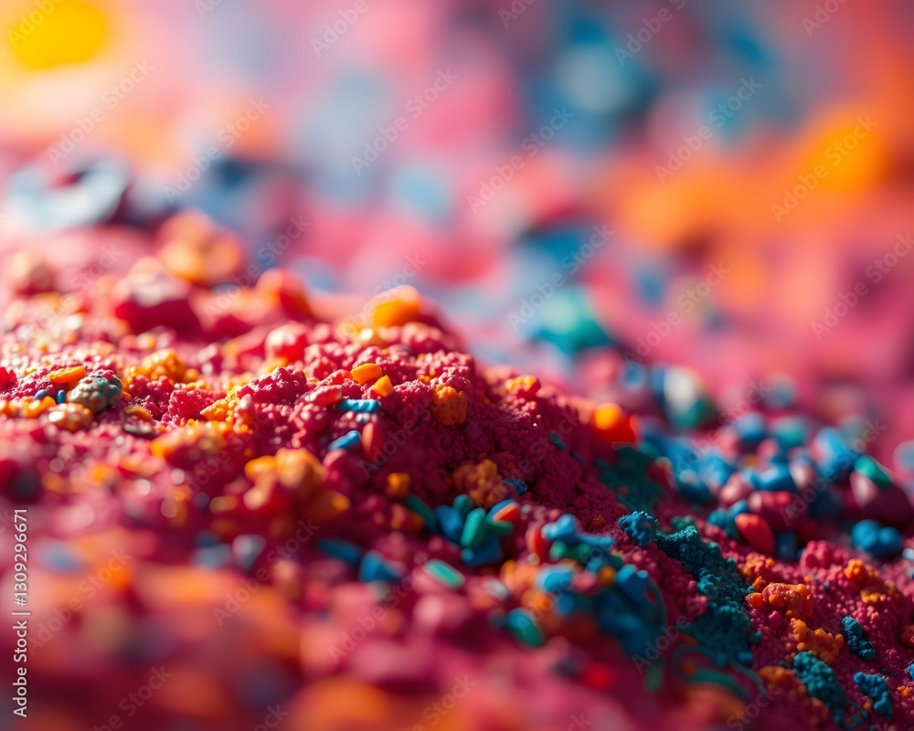 Obraz premium Synthetic Textured Background with Intense Colors
