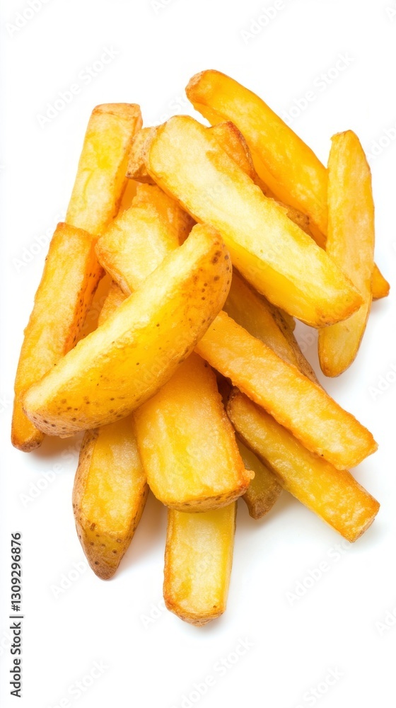 Freshly fried potatoes are beautifully arranged, showcasing a crisp golden-brown exterior and soft interior. This delicious treat is perfect for sharing or enjoying alone during any mealtime Freshly fried potatoes are beautifully arranged, showcasing a crisp golden-brown exterior and soft interior. This delicious treat is perfect for sharing or enjoying alone during any mealtime