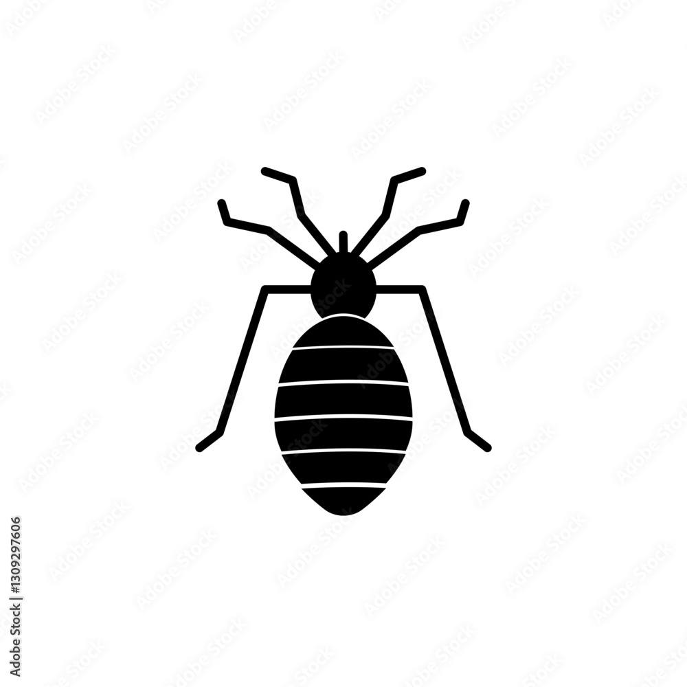 Flea glyph icon Flea glyph icon