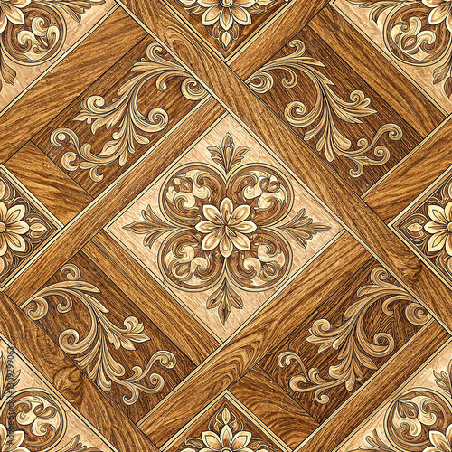 gray marble wood tile floor burr surface design square seamless pattern