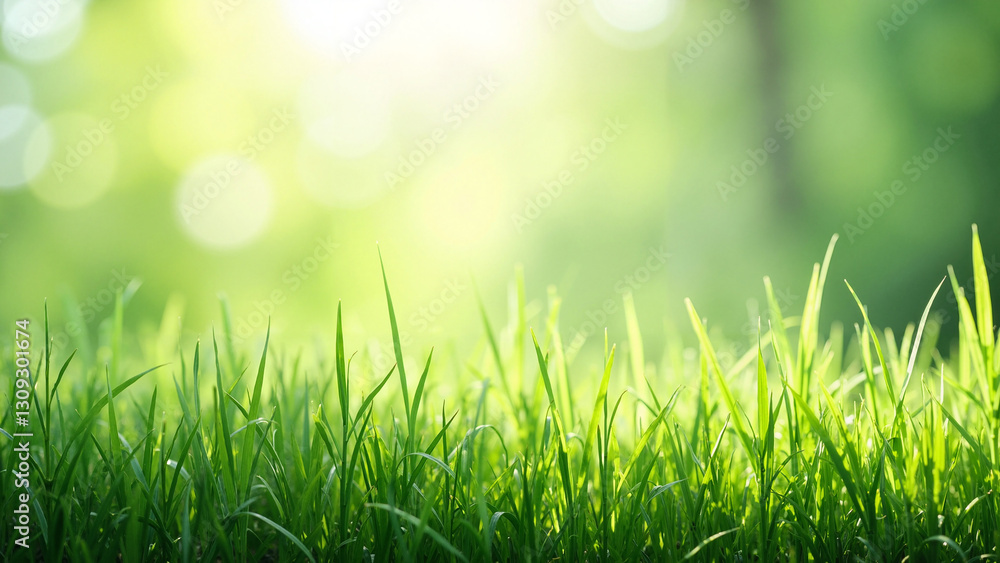 Vibrant Green Spring Meadow Background: Perfect for Easter Marketing, Seasonal Branding, and Nature-Themed Promotional Materials Vibrant Green Spring Meadow Background: Perfect for Easter Marketing, Seasonal Branding, and Nature-Themed Promotional Materials