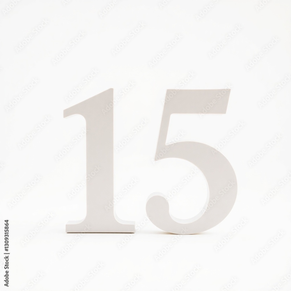 number 15 in 3d number 15 in 3d