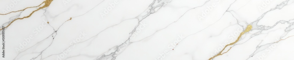 Fototapeta premium Subtle gold accents in a sophisticated white and gray marble backdrop , modern, gold, classy
