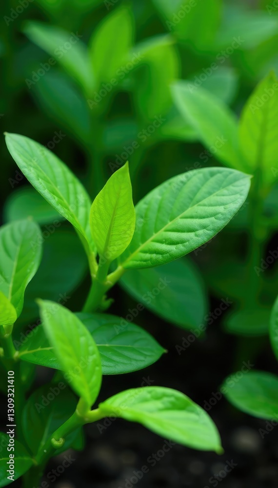 Leafy greens and sharkara varatti on the ground, natural surroundings, plant details Leafy greens and sharkara varatti on the ground, natural surroundings, plant details