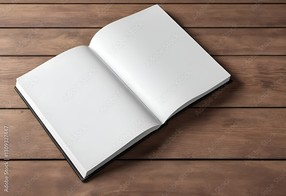 Fototapeta premium Open Sketchbook Mockup for Creative Ideas and Drawings