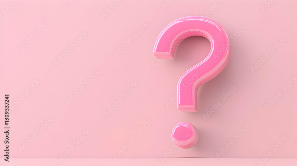 Pixelated Pink Question Mark On Light Pink Background Creating Doubt Concept Pixelated Pink Question Mark On Light Pink Background Creating Doubt Concept