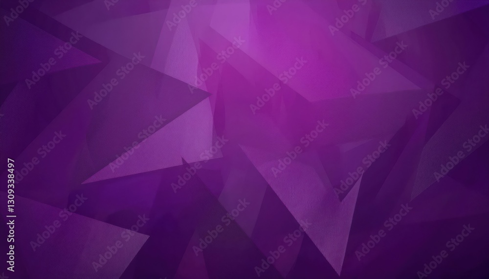 Fototapeta premium geometric abstract purple background with layered translucent angular shapes, modern digital texture for design and branding