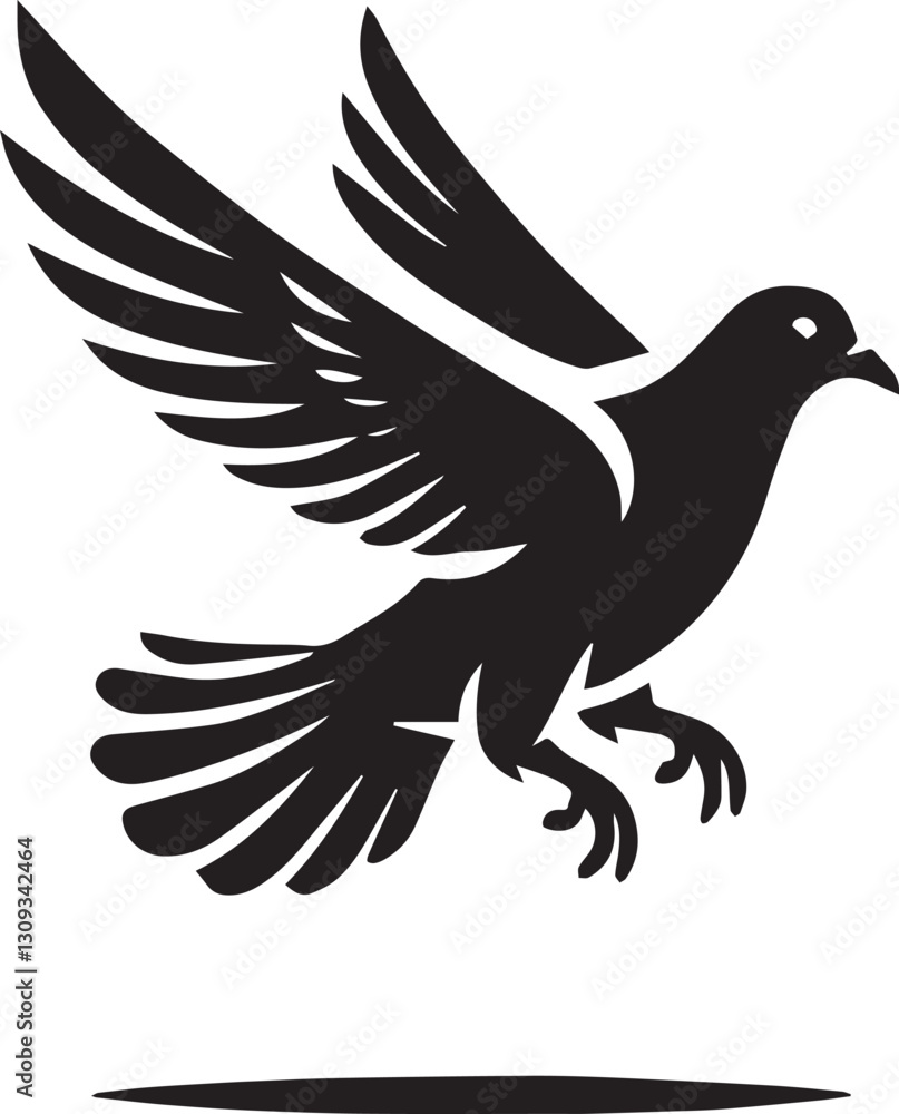 black dove bird clip art vector, dove bird silhouette vector, dove bird vector illustration, dove bird logo vector, dove bird vector icon, dove bird silhouette vector isolated on white background full black dove bird clip art vector, dove bird silhouette vector, dove bird vector illustration, dove bird logo vector, dove bird vector icon, dove bird silhouette vector isolated on white background full