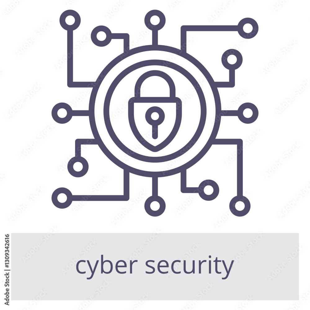 Cyber Security Icon Element For Design Graphic Cyber Security Icon Element For Design Graphic