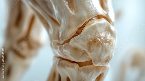 Wallpaper Mural Close-up anatomical knee joint, medical study, lab setting Torontodigital.ca