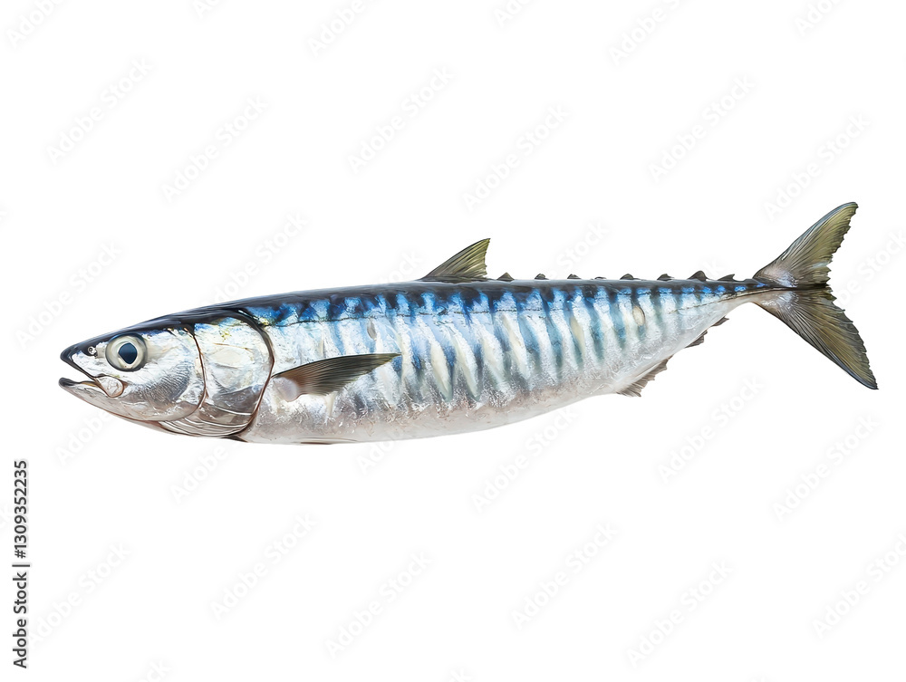 Isolated Wahoo Fish Isolated Wahoo Fish