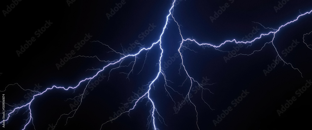 lightning bolts illuminate dark sky nature power and beauty full of branching patterns lightning bolts illuminate dark sky nature power and beauty full of branching patterns