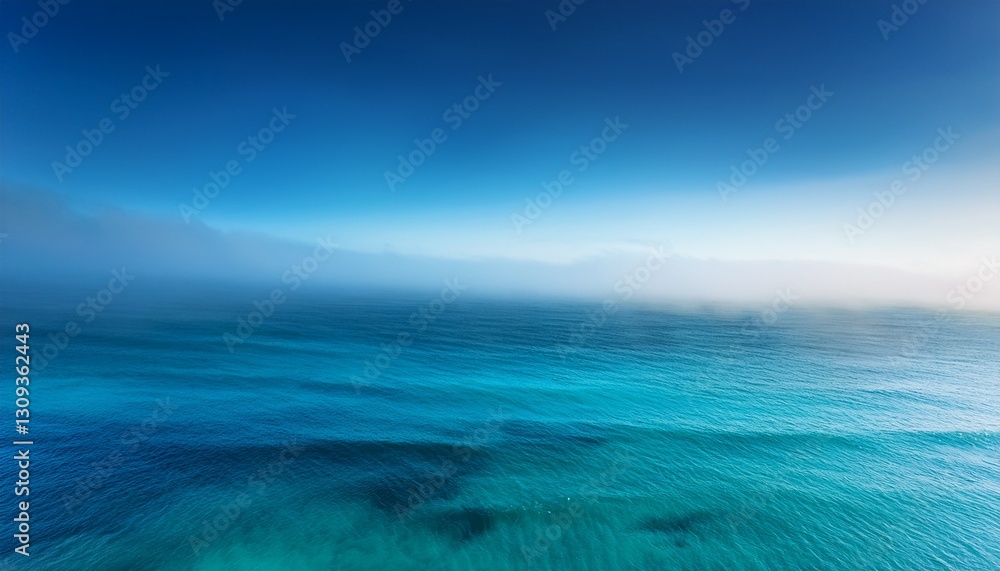 Fototapeta premium Ocean Tide gradient, a calming transition from deep navy to turquoise and seafoam green