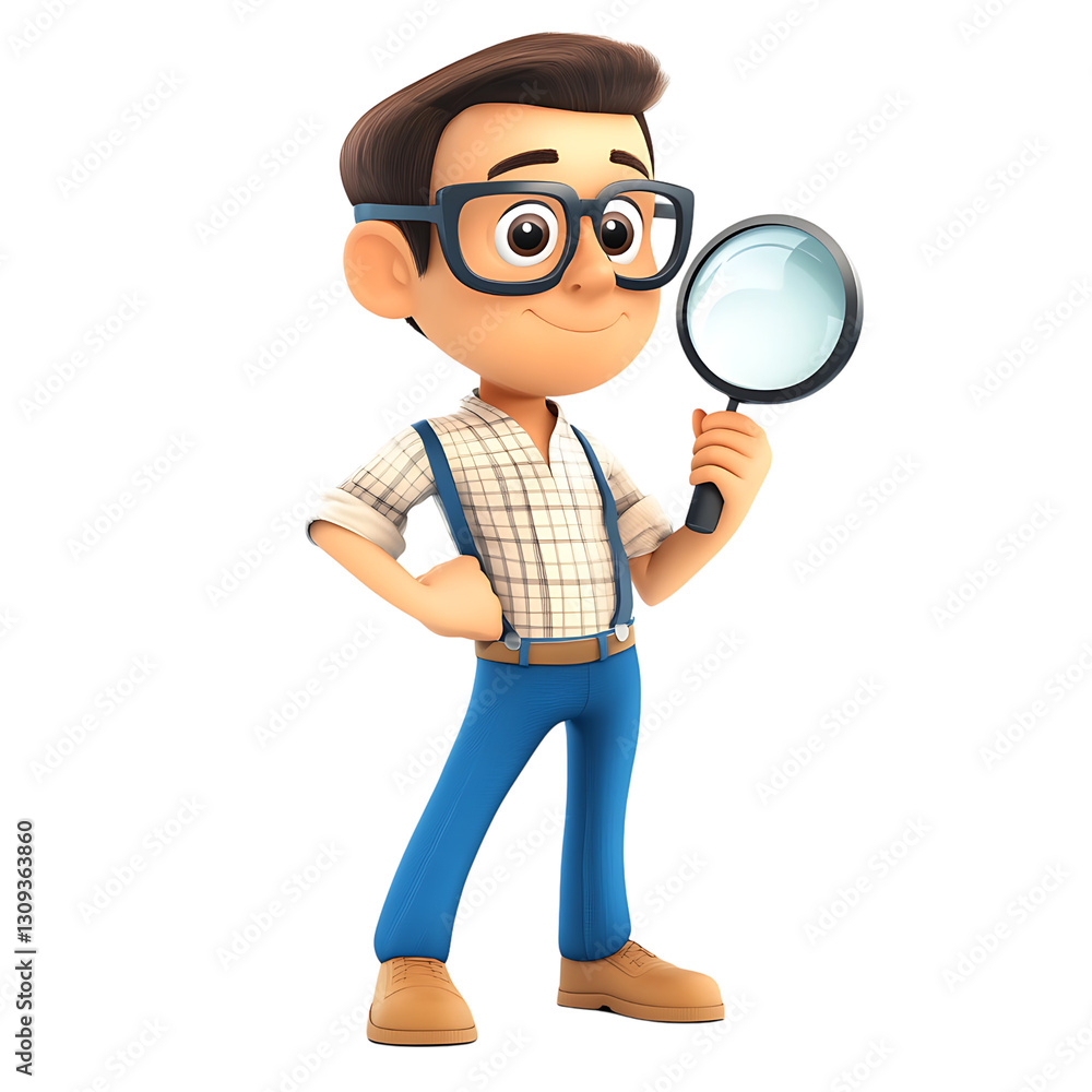 searchligh cartoon isolated on white background full depth of field searchligh cartoon isolated on white background full depth of field
