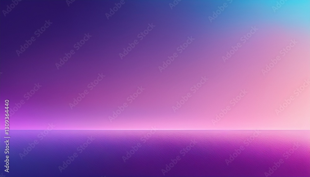 Fototapeta premium Neon Glow Minimalist Gradient, a soft background transitioning from pale violet to subtle neon hues. 