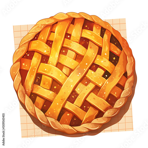 Bakery equipment and cakes material for advertising illustrations photo