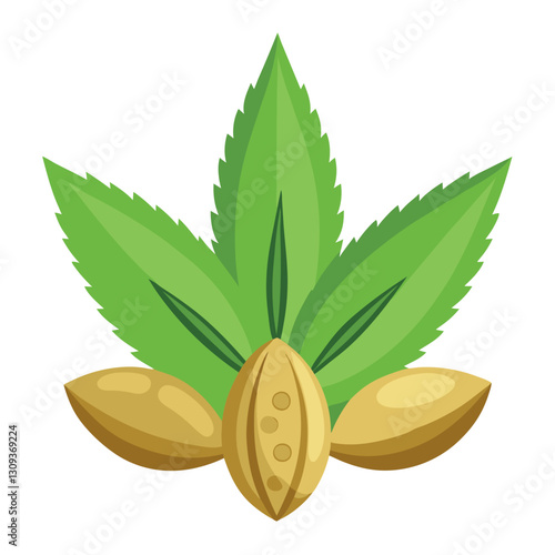 illustration-of-hemp-seeds-isolated-on-white-backg.eps