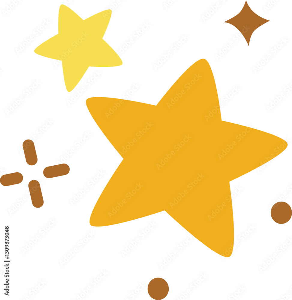 Obraz premium Star illustration.