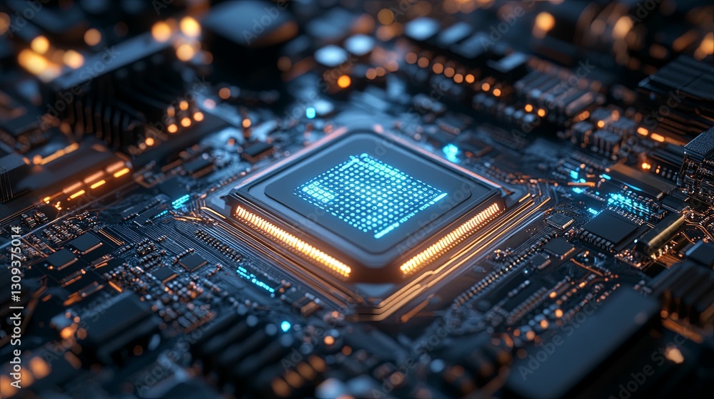 Advanced Computer Microprocessor Circuit Board Technology Advanced Computer Microprocessor Circuit Board Technology