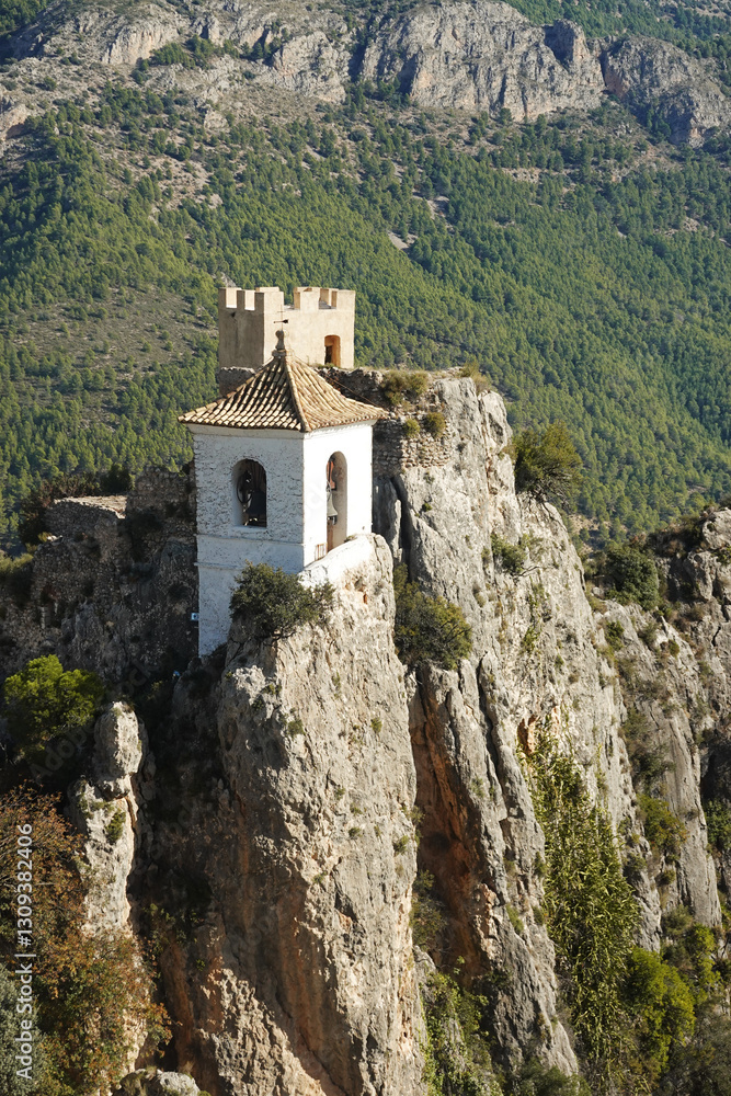 Guadalest castle in Costa Blanca region, Spain Guadalest castle in Costa Blanca region, Spain
